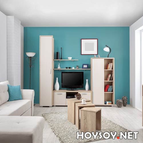 decoración azul de casa
