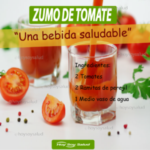 Zumo de tomate y beneficios