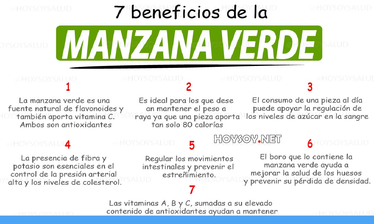 beneficios manzana verde