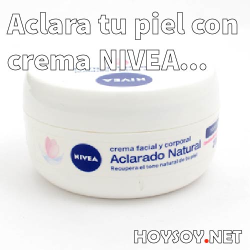 Baja el tono de tu piel con la crema Nivea aclarado natural