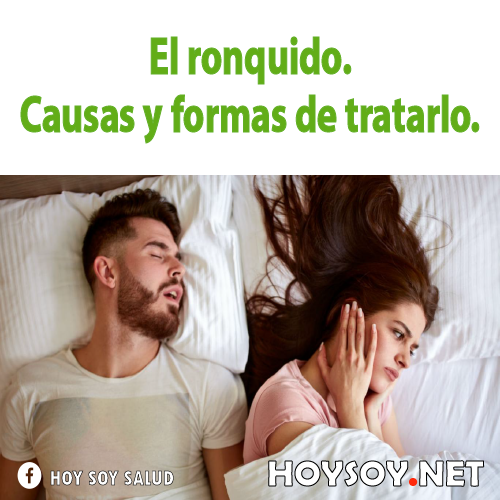 Causas de los ronquidos.