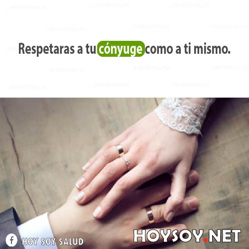 reglas de oro para tener un matrimonio - Respeta a tu cónyuge como a ti mismo