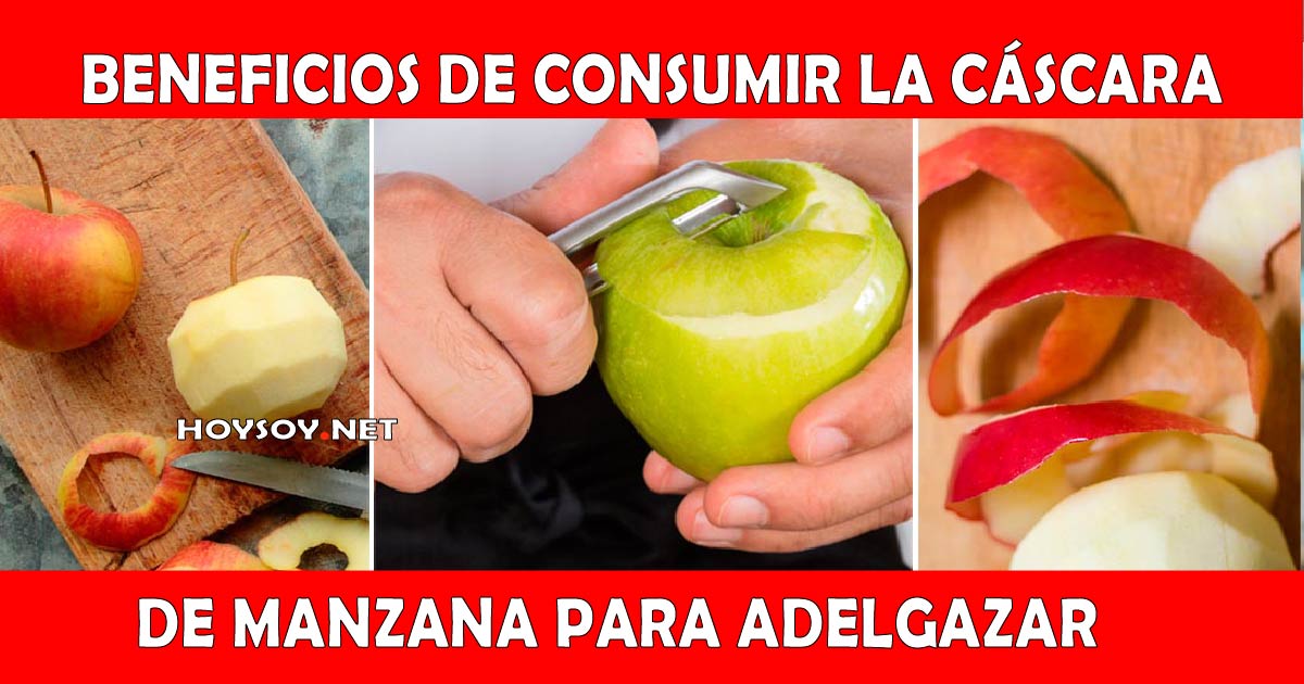 cáscara de manzana
