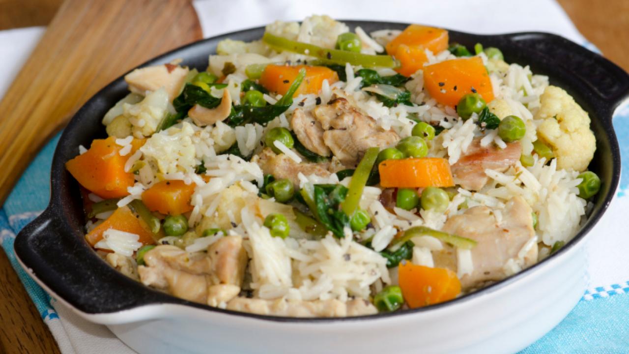 receta de arroz con vegetales